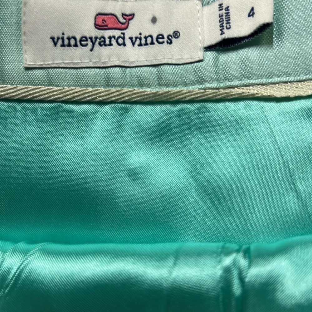 Vineyard Vines Tiffany Blue Pleated Skirt - Picture 5 of 6